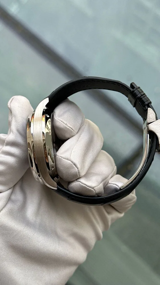 White Gold Blue Dial